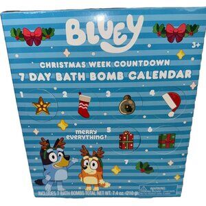 NEW Bluey Christmas Countdown Bath Bomb Calendar